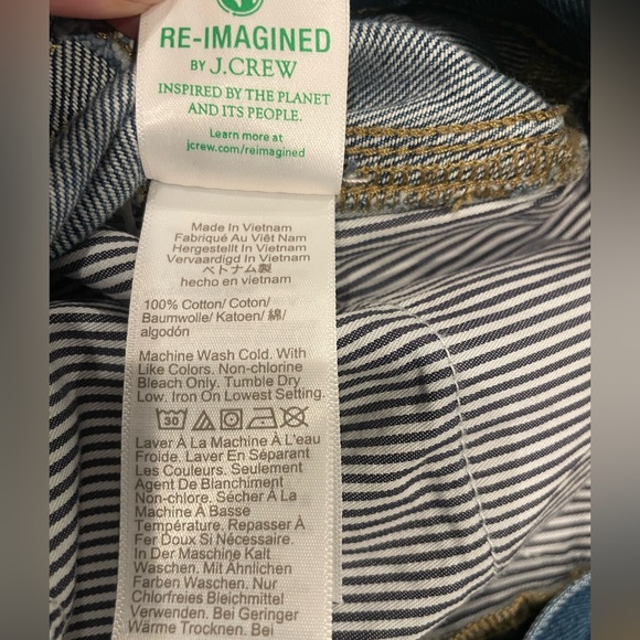 J. Crew Blue Denim Barrel-leg jean CK152 - Picture 6 of 6